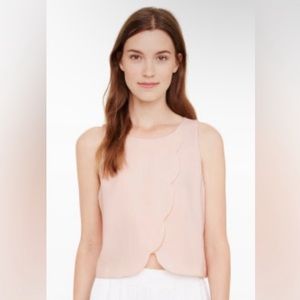 Pink scallop Club Monaco tank